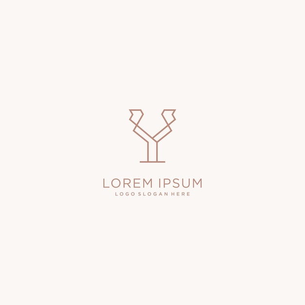 Шаблон логотипа lorem ipsum design art здесь