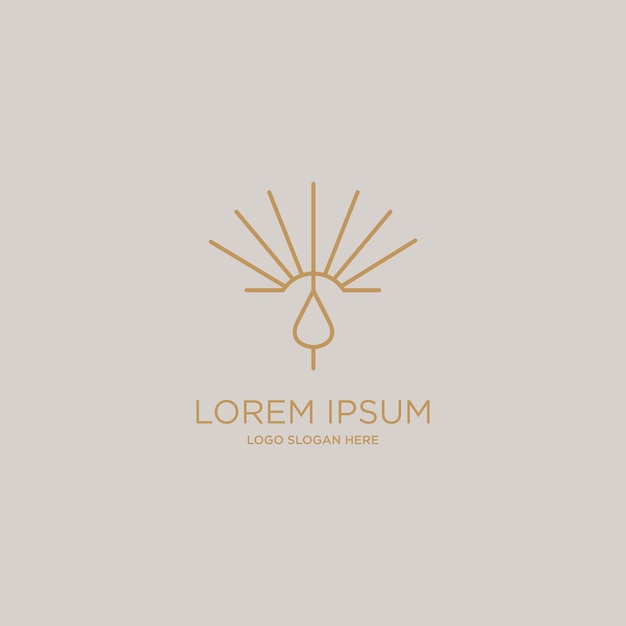 로고 Lorem Ipsum 디자인 아트 템플릿