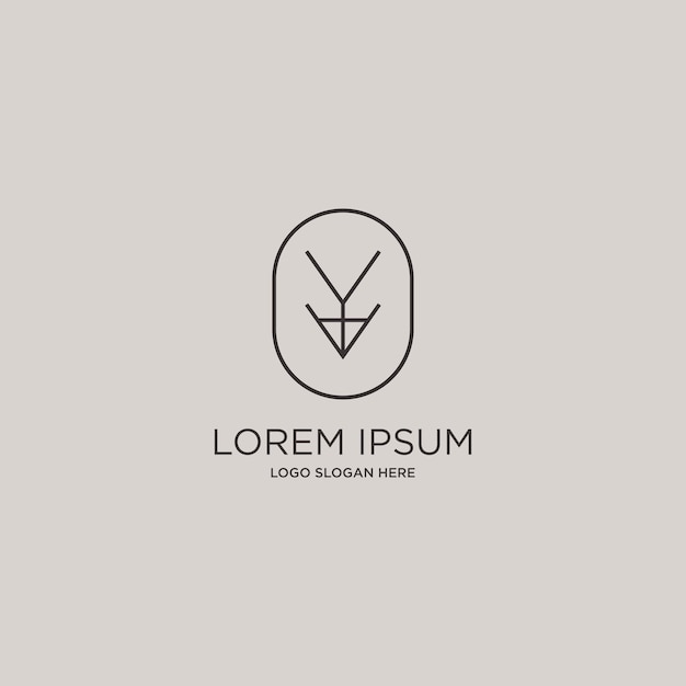 로고 Lorem Ipsum 디자인 아트 템플릿