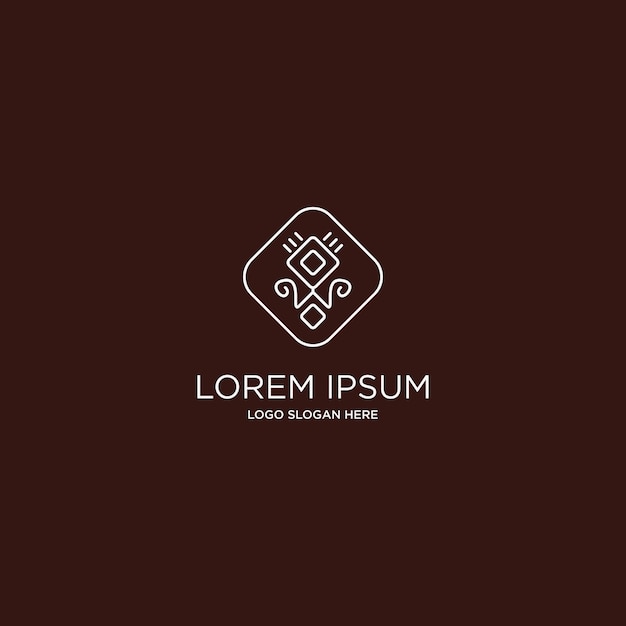 Vector logo lorem ipsum design art template