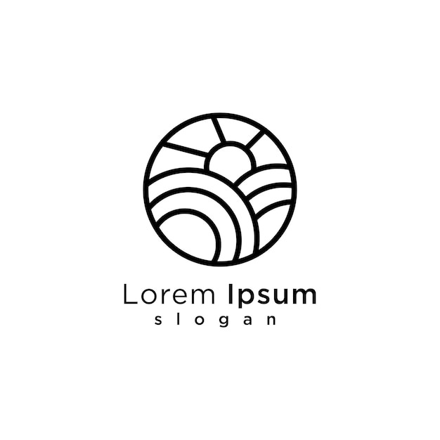 logo lorem ipsum slogan design art template