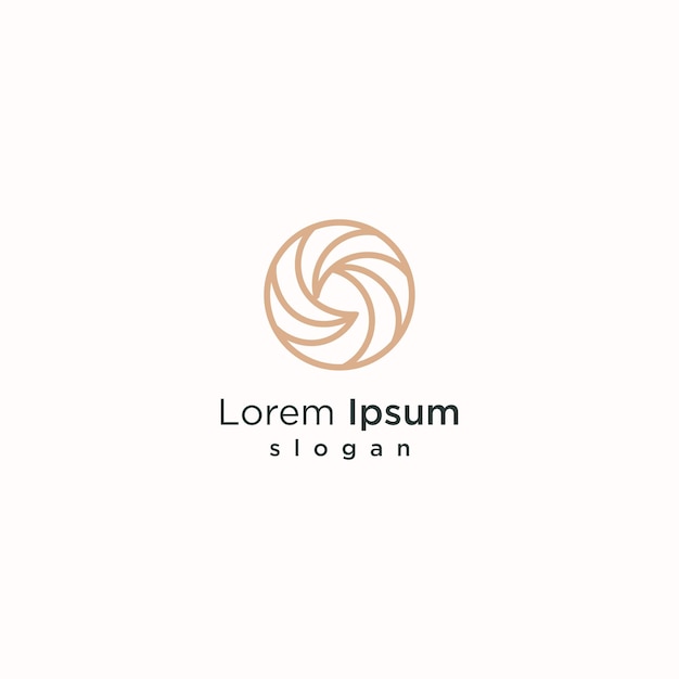 Логотип lorem ipsum slogan design art template