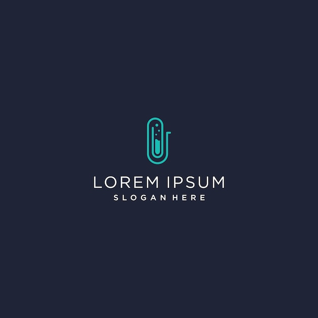 Vector logo lorem ipsum slogan here design art template