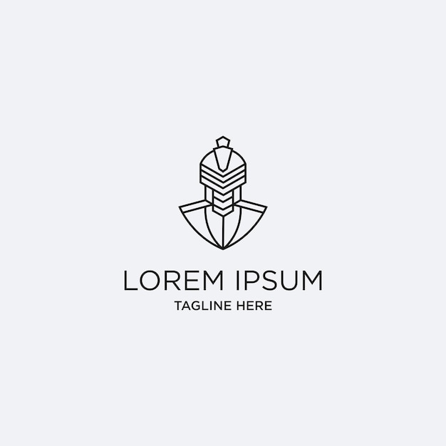 logo lorem ipsum slogan hier ontwerp kunst sjabloon