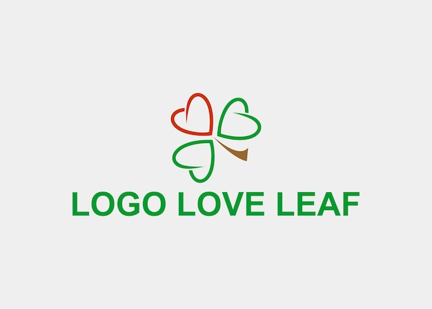 ЛОГОТИП LOVE LEAF НАЗВАНИЕ КОМПАНИИ