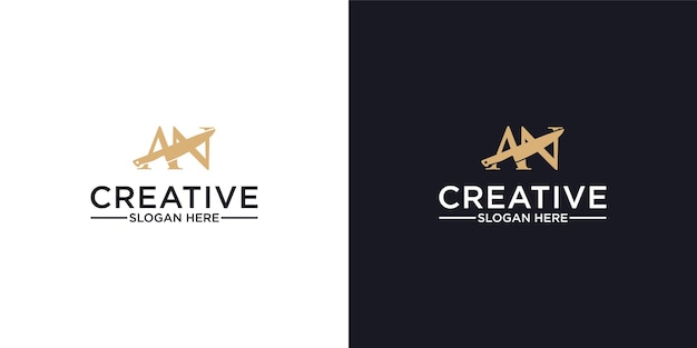 AN logo luxury design