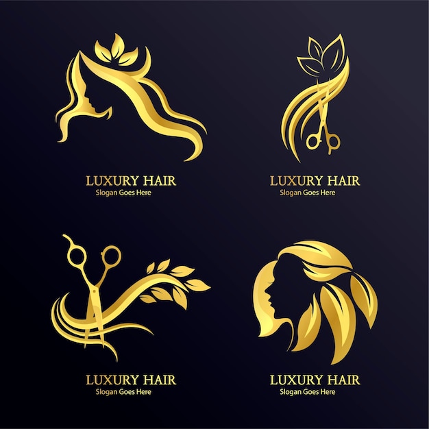 Vector logo luxury hair 1