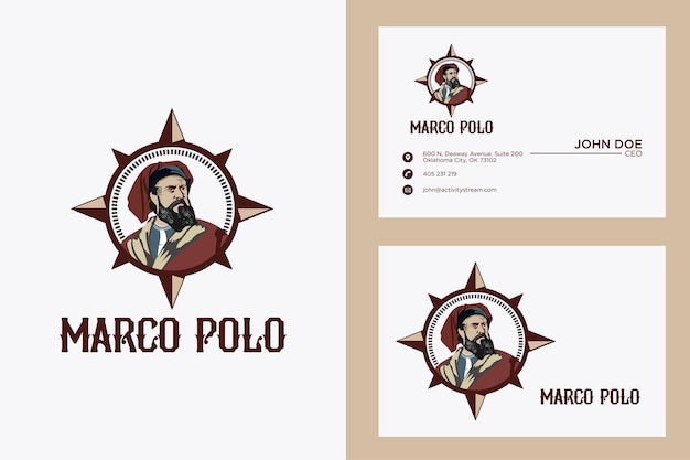 Logo marco polo and navigation