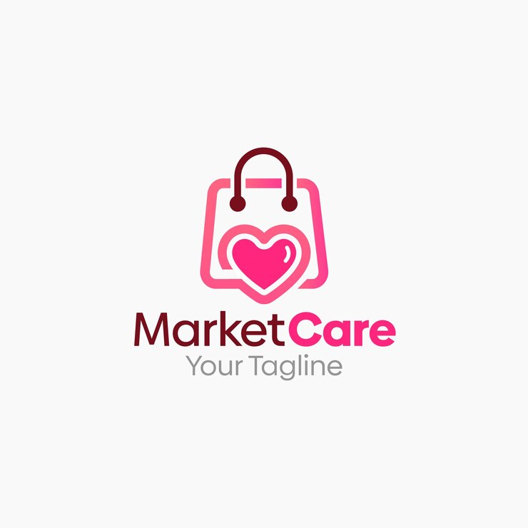 Vector a logo for market care for market care