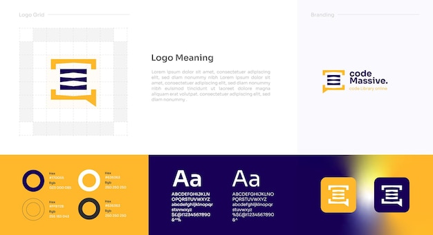 Logo marketing e business ispirazione per il design del modello del pacchetto di branding dell'agenzia digitl