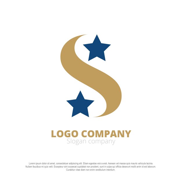 Logo met de letter S ster