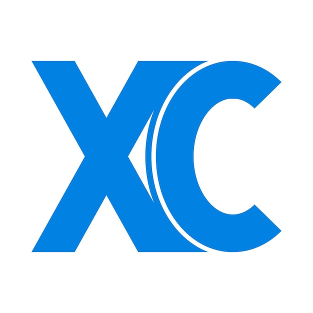 logo met de letter xc