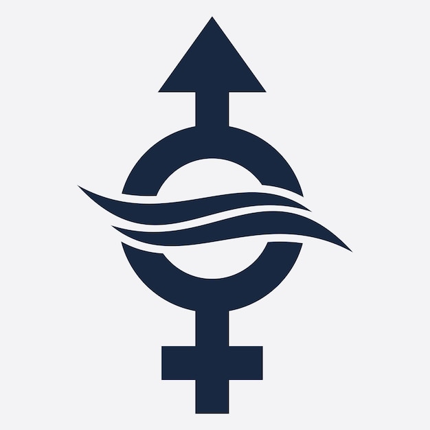 Logo met geslachtsillustratie