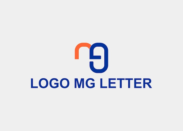 Logo mg line lettera nome azienda