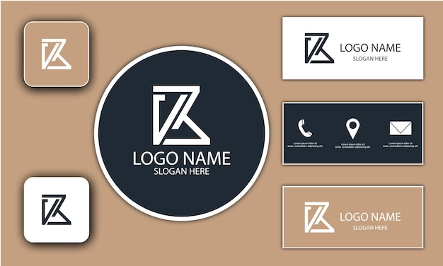 Vector logo monogram design