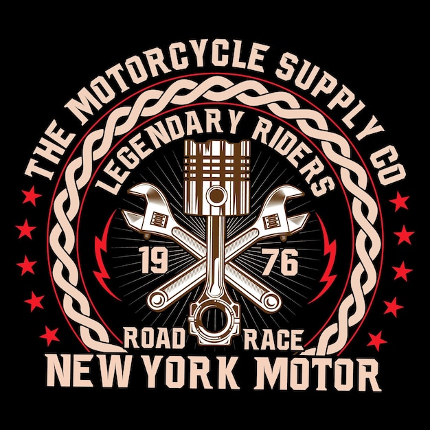 Vector a logo for the motorcycle supply company called the motorcycle supply go.