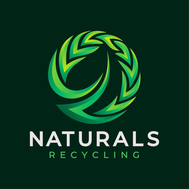 A logo for naturals recycling.