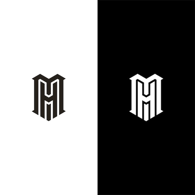 Logo for a new brand called mh