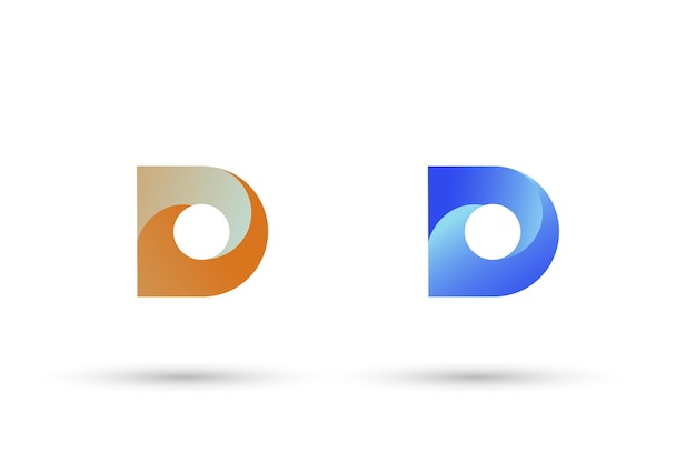 Vector a logo for a new company called d