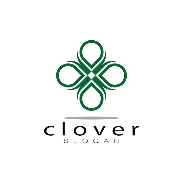 Logo ontwerp inspiratie pictogram illustratie sjabloon vector klaver of moringa bladeren voor natuurproduct ontwerp gezondheid geneeskunde klaver en moringa landbouw medicinale capsules