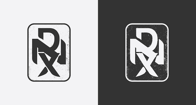 Logo-ontwerp met Initial D, N en X-concept voor basketbal