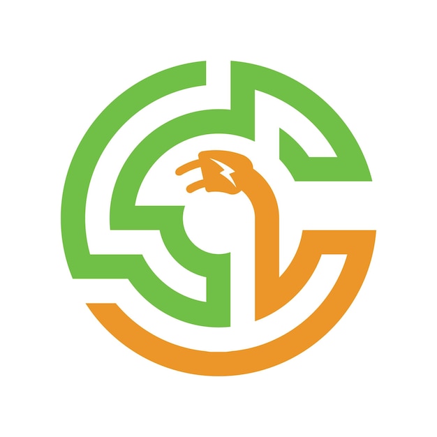 Logo-ontwerp op zonne-energie