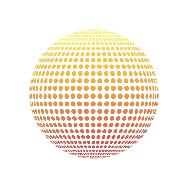 Logo ontwerp Ronde vorm Vector illustratie