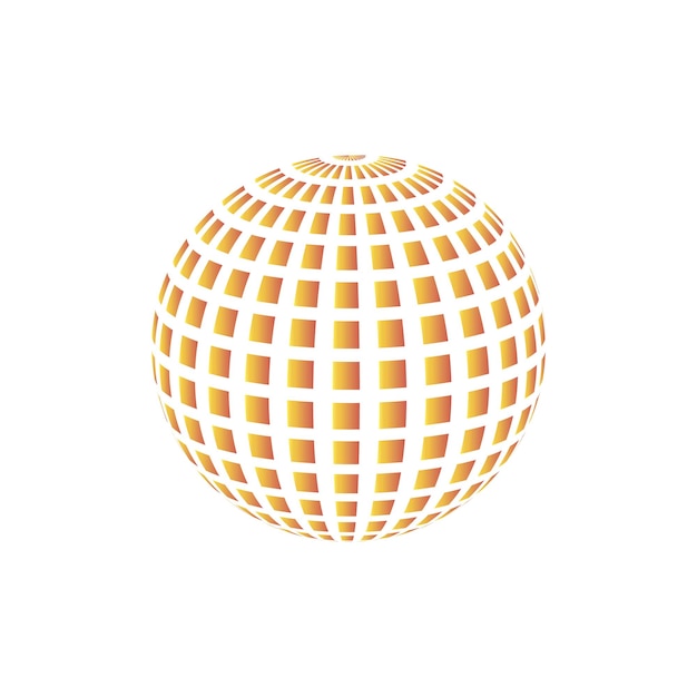 Logo ontwerp Ronde vorm Vector illustratie