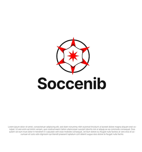 logo ontwerp van een voetbalteam