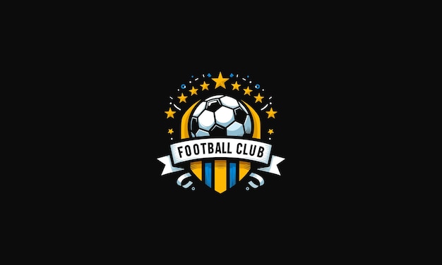 logo ontwerp van voetbalclub vector illustratie ontwerp