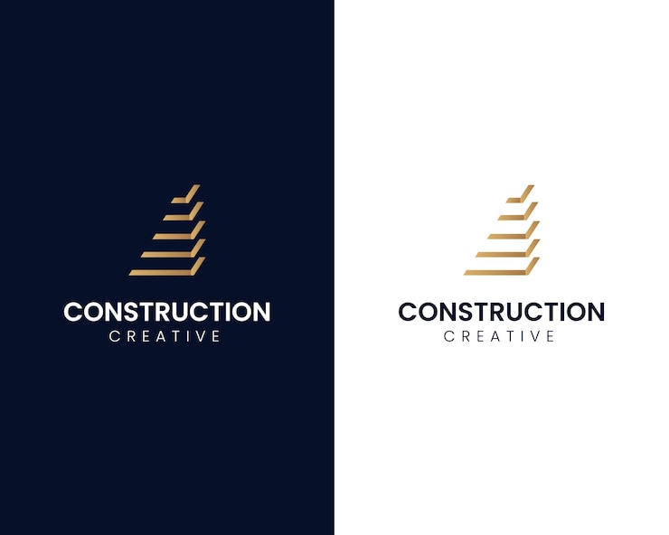 Vector logo ontwerp vector bouwen met creative