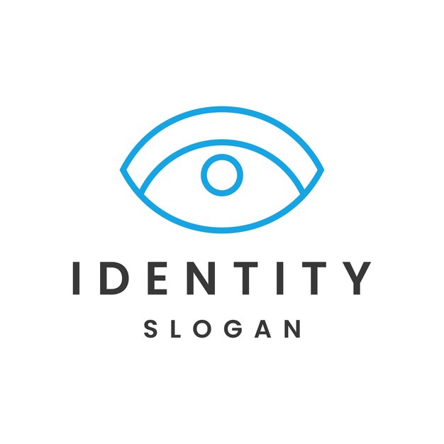 logo ontwerp vector grafisch idee creatief oog