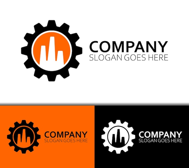 Vector logo-ontwerp voor bedrijfslogo en bedrijfslogo