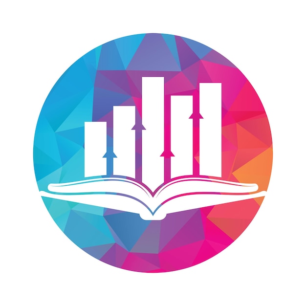 Logo-ontwerp voor financieringsboeken Zakelijke groei onderwijs logo-ontwerp