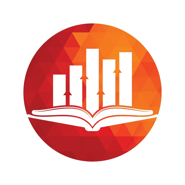 Logo-ontwerp voor financieringsboeken Zakelijke groei onderwijs logo-ontwerp