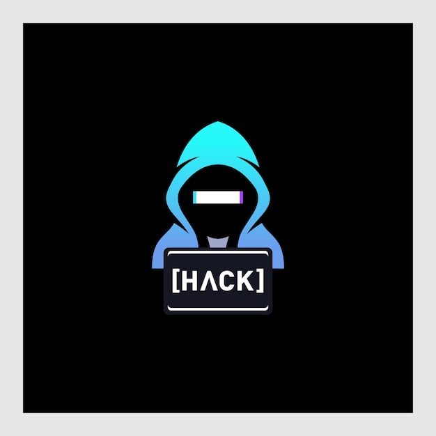 logo-ontwerp voor hacker-personage