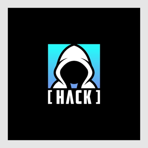 logo-ontwerp voor hacker-personage