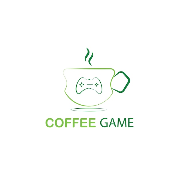 Logo ontwerp voor koffiegames