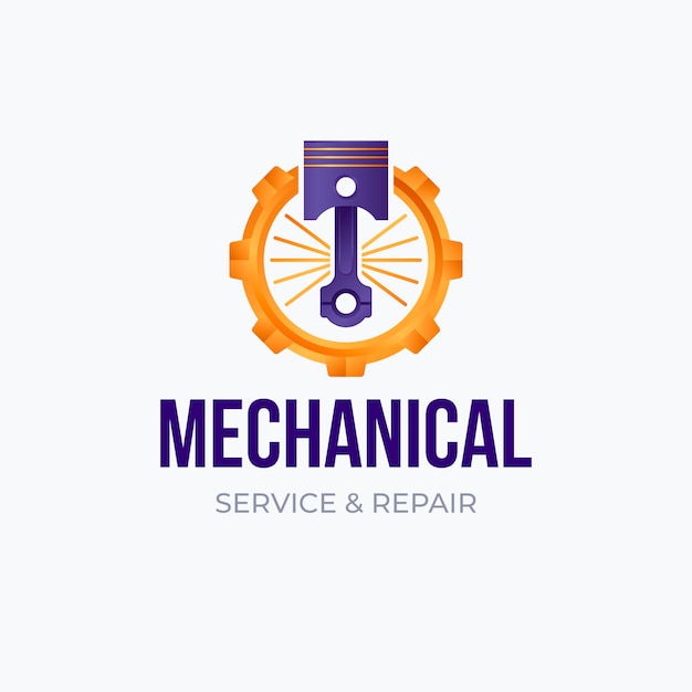 Logo-ontwerp voor mechanische reparatie