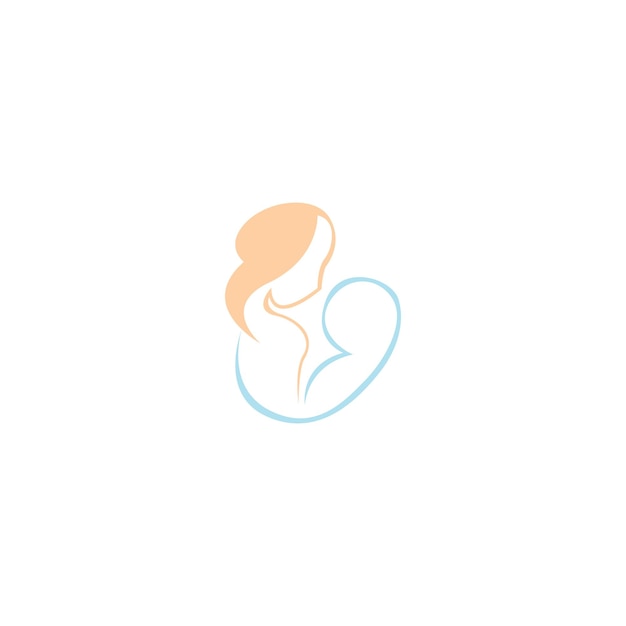 Logo-ontwerp voor moeder- en babyverzorging