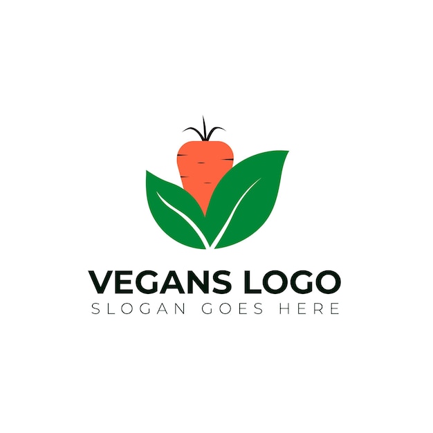 Logo-ontwerp voor natuurlijke biologische veganisten
