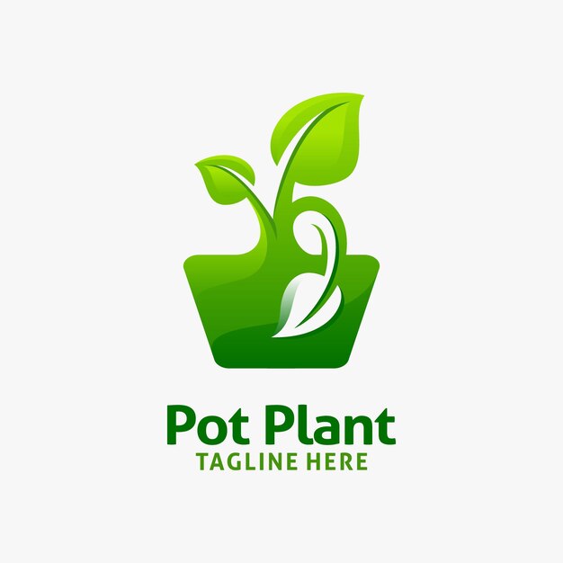 Logo ontwerp voor potplanten