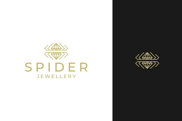 Logo-ontwerp voor spin- en diamantjuwelen