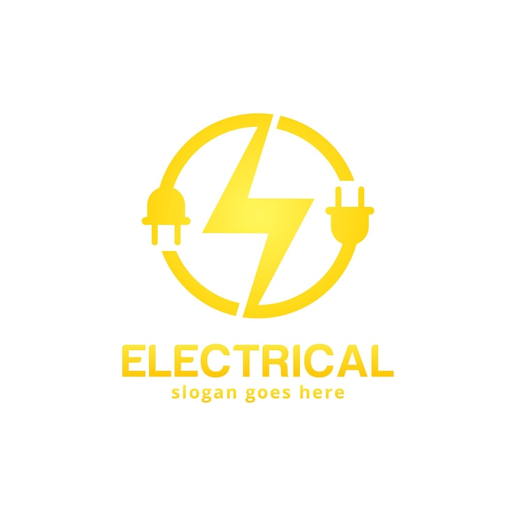 Vector logo ontwerpsjabloon voor elektrische diensten