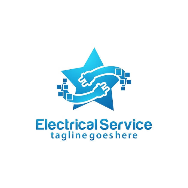 Logo ontwerpsjabloon voor elektrische service