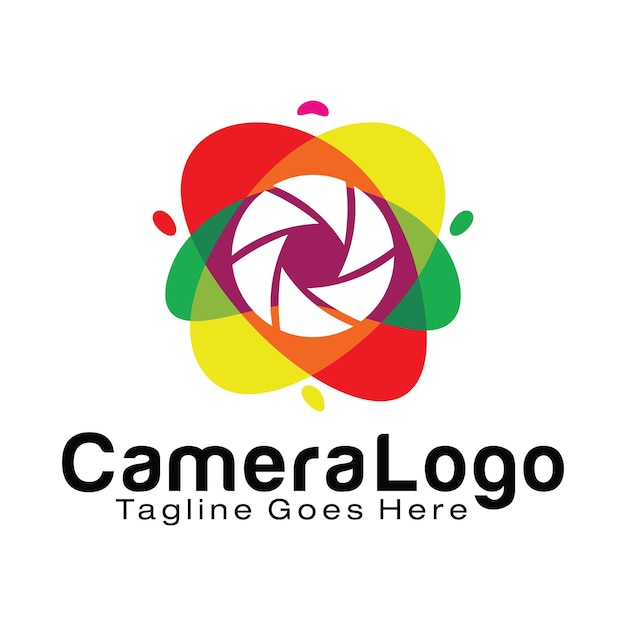 Logo ontwerpsjabloon voor fotografiecentrum