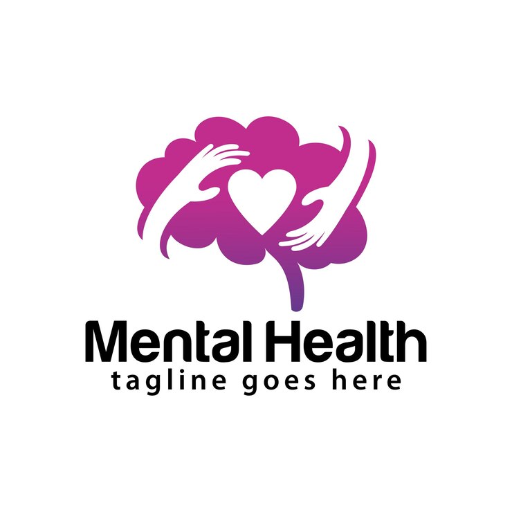 Logo ontwerpsjabloon voor geestelijke gezondheid