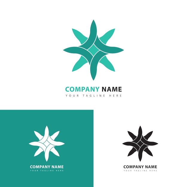 Logo ontwerpsjabloon voor zakelijke vectorillustratie