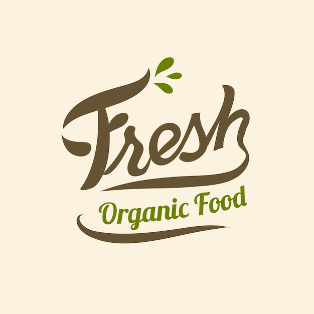 Logo Organic Food Design Template Collection