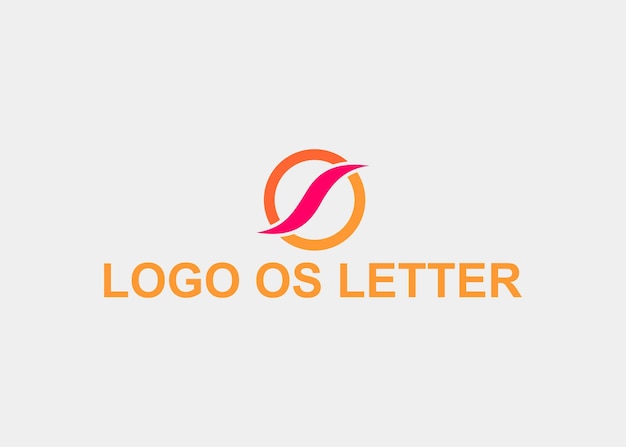 Logo os lettera a cerchio nome azienda